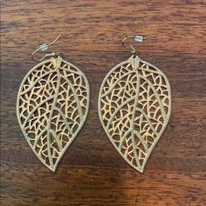 Gold Leaf Earrings